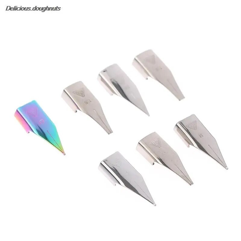 3gab 757# strūklaku pildspalvas uzgalis aksesuāri žilbinošas F/EF/M mākslas uzgalis skolas piederumi strūklaku pildspalva skolas piederumiem