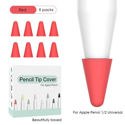 Κατάλληλο για Apple Pencil Generation δεύτερης γενιάς Ipad Stylus Αντικατάσταση στυλό μύτης γραφίδας κάλυμμα στυλό Τύπου