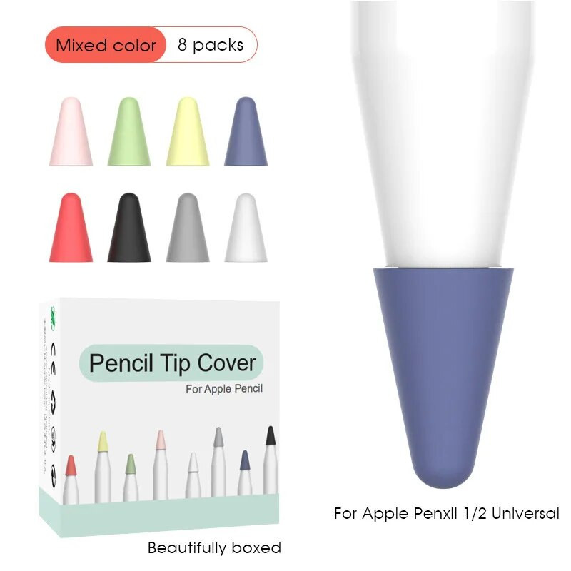 Κατάλληλο για Apple Pencil Generation δεύτερης γενιάς Ipad Stylus Αντικατάσταση στυλό μύτης γραφίδας κάλυμμα στυλό Τύπου
