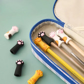 3 τμχ/σετ Χαριτωμένο προστατευτικό κάλυμμα στυλό Καπάκι σιλικόνης προστατευτικό κάλυμμα μολυβιού Θήκη προστασίας γραφικής ύλης Παιδικά σχολικά είδη