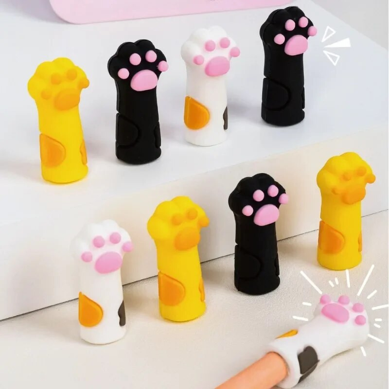 3 τμχ/σετ Χαριτωμένο προστατευτικό κάλυμμα στυλό Καπάκι σιλικόνης προστατευτικό κάλυμμα μολυβιού Θήκη προστασίας γραφικής ύλης Παιδικά σχολικά είδη