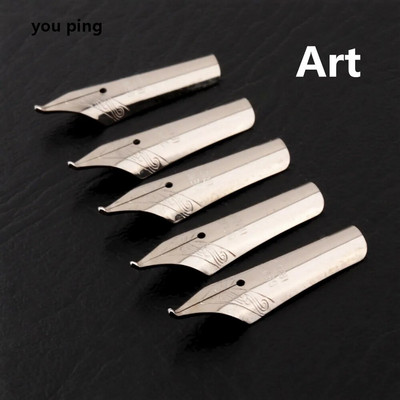 Kvaliteetne 5tk Golden Medium Nib täitesulepea Universaalne muu pliiats Saate kasutada kõiki seeria õpilaste kirjatarbeid Tarvikud