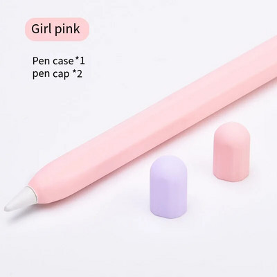 Jauns modes silikona aizsargmaciņš Apple Pencil Pen Sleeve Ipad2 paaudzes Stylus pildspalvas zīmuļa vāciņam
