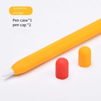 Jauns modes silikona aizsargmaciņš Apple Pencil Pen Sleeve Ipad2 paaudzes Stylus pildspalvas zīmuļa vāciņam