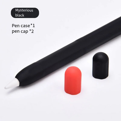 Jauns modes silikona aizsargmaciņš Apple Pencil Pen Sleeve Ipad2 paaudzes Stylus pildspalvas zīmuļa vāciņam