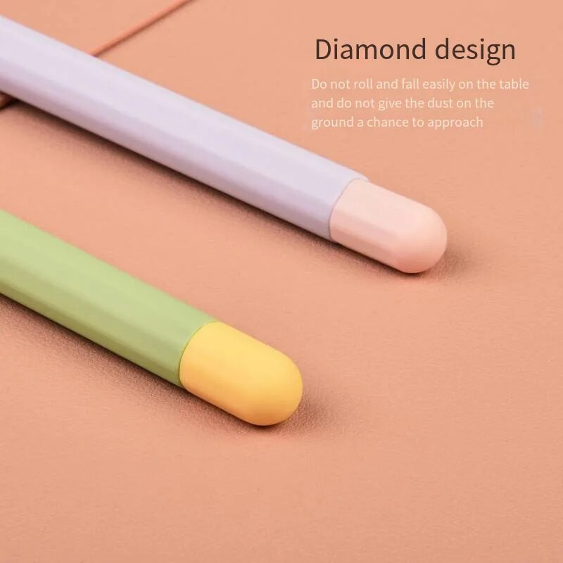 Jauns modes silikona aizsargmaciņš Apple Pencil Pen Sleeve Ipad2 paaudzes Stylus pildspalvas zīmuļa vāciņam