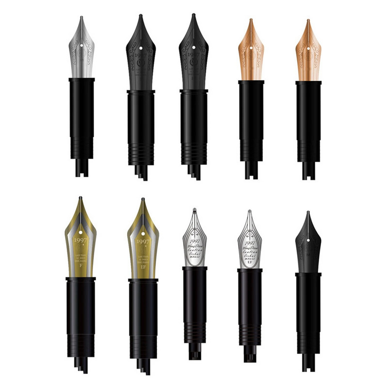 Μύτη HongDian Nib F EF B για στυλό αντικατάστασης μύτης μύτης για στυλό γραφείου 32# 26#