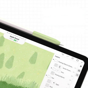 Цветен мек силиконов калъф Защитен калъф против падане за Apple Pencil iPad Pro Tablet Touch Pens