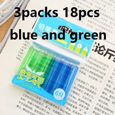 Πολύχρωμα καπάκια στυλό 6 τεμάχια/τσάντα Προστατεύουν το κεφάλι μολυβιού, αποφεύγοντας να βλάπτουν τα μάτια και το πρόσωπο των παιδιών Επέκταση προσώπου Σχολικών μαθητών Σχολική Μελέτη 0508