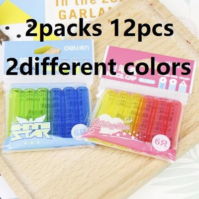 Πολύχρωμα καπάκια στυλό 6 τεμάχια/τσάντα Προστατεύουν το κεφάλι μολυβιού, αποφεύγοντας να βλάπτουν τα μάτια και το πρόσωπο των παιδιών Επέκταση προσώπου Σχολικών μαθητών Σχολική Μελέτη 0508