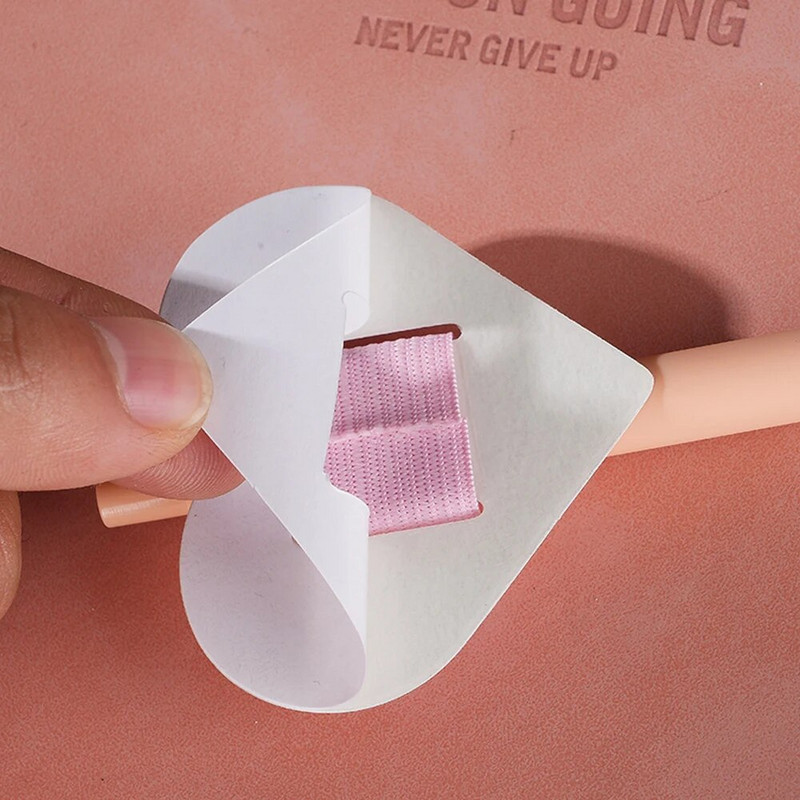 1Pc Στυλό Loops Μολυβοθήκες Αυτοκόλλητο PU Δερμάτινο μαξιλαράκι για Stylus Pencil Books Notebooks Anti-lost Anti-fall Elastic Loops