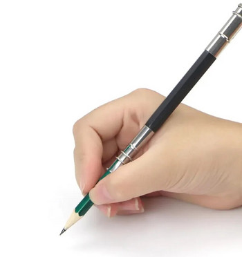 5 бр. Регулируем държач за удължител за молив с двойна глава Sketch School Office Painting Art Write Tool Sketch Pencil Extension Rod