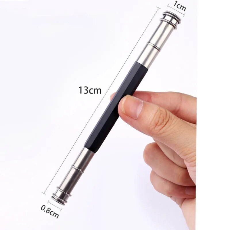 5 τμχ Ρυθμιζόμενη βάση επέκτασης μολυβιού διπλής κεφαλής Σκίτσο Σχολική ράβδος προέκτασης μολυβιού σκίτσο Εργαλείο γραφής τέχνης