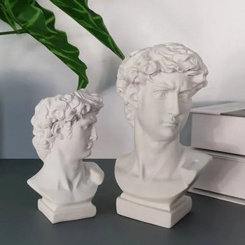 Creative Art Γλάστρα Μακιγιάζ Βούρτσα αποθήκευσης για στυλό David Statue Rosin Vase Medici Organizer Desktop Decor Στολίδια για το σπίτι