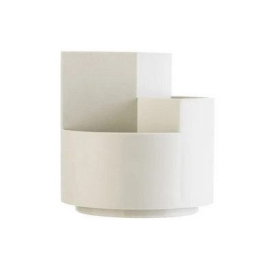 Rotējams pildspalvu turētājs zīmuļu uzglabāšanas kaste studentu galddatoram biroja kancelejas izstrādājumiem mājsaimniecības daudzfunkcionālai kosmētikas otu organizatoram