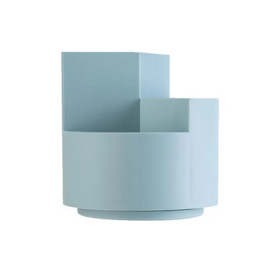 Rotējams pildspalvu turētājs zīmuļu uzglabāšanas kaste studentu galddatoram biroja kancelejas izstrādājumiem mājsaimniecības daudzfunkcionālai kosmētikas otu organizatoram