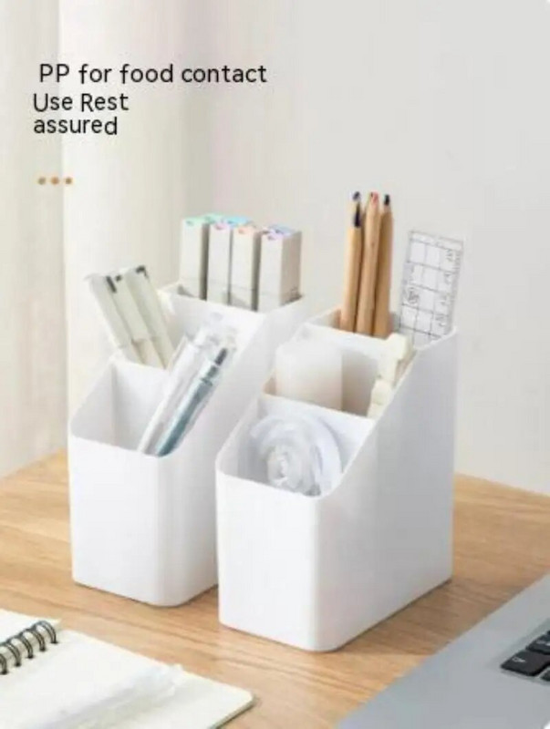 Νέα θήκη για στυλό Πινέλο έγχρωμο μαρκαδόρο Κουτί επιτραπέζιου γραφείου Οργανωτής γραφικής ύλης Κουτί για αγόρι κορίτσι κουβάς ραφιών γραφείου