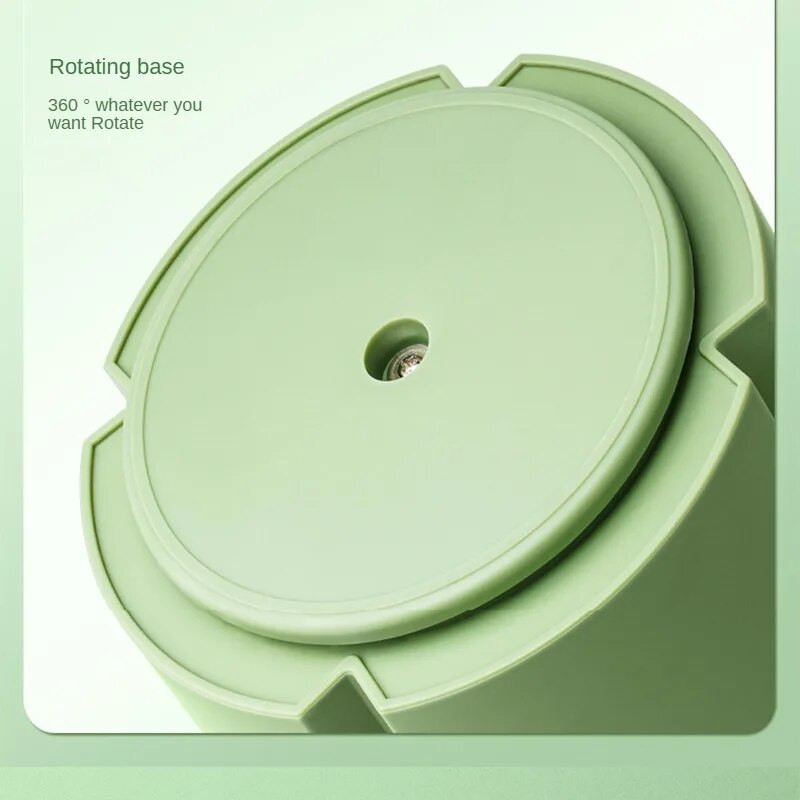 Kawaii rakstāmgalda pildspalvu turētājs 360° pagriežams 5 joslu lielas ietilpības jauks rakstāmpiederumu radošs daudzfunkcionāls glabāšanas kastes rakstāmgalda organizators