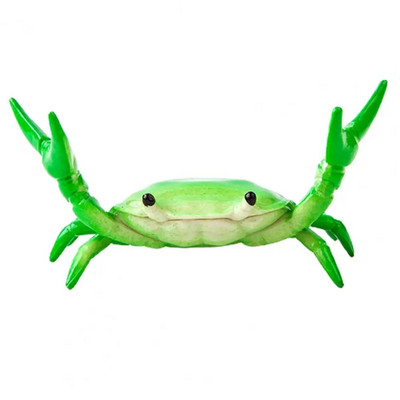 Radoša dzīvnieku dizaina viena pildspalvas turētājs, plastmasas svarcelšanas krabju pildspalvas turētājs biroja pildspalvu turētāja kronšteina glabāšanas zīmuļu plauktam