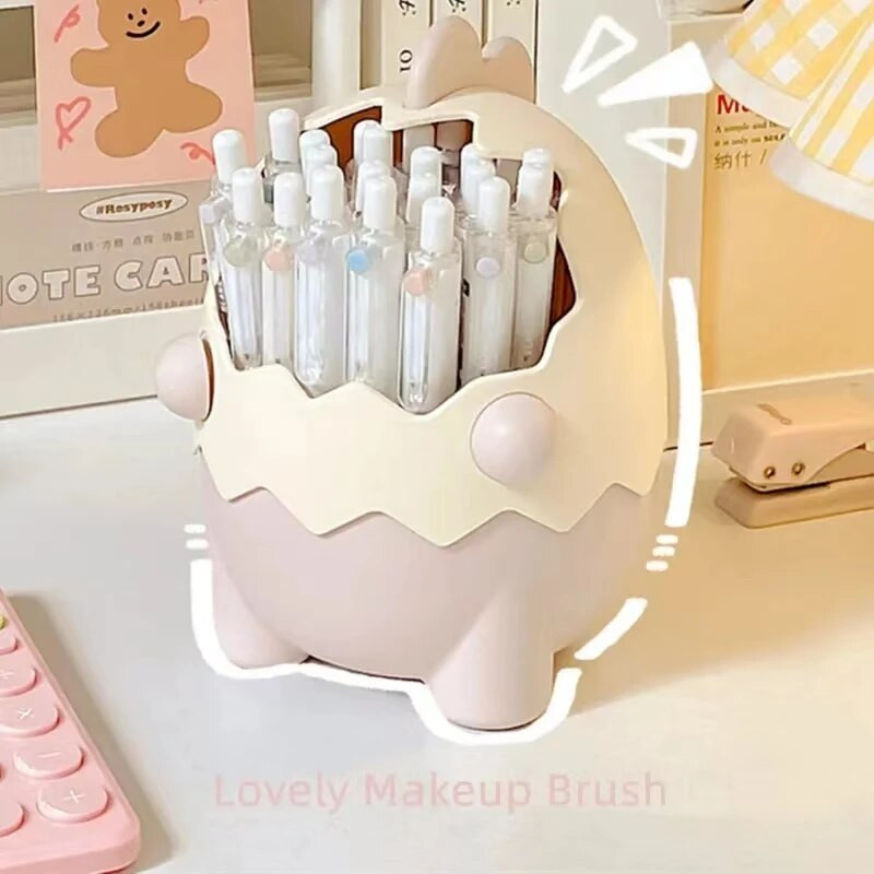 Armas pliiatsihoidja Armas multikas dinosauruste kirjatarvete hoidja, suure mahutavusega kommide juukseklambrite ehete hoiukarp Kawaii lauakraami