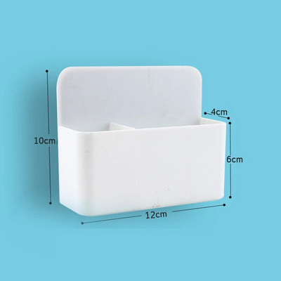 Magnētiskais ledusskapja uzglabāšanas kastes turētājs kannas marķieris magnēts zīmuļa pildspalva rakstāmgalds organizators uzglabāšanas piederums plastmasas biroja skolas piederumi