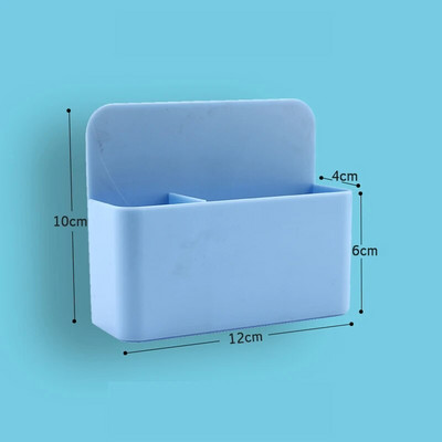 Magnētiskais ledusskapja uzglabāšanas kastes turētājs kannas marķieris magnēts zīmuļa pildspalva rakstāmgalds organizators uzglabāšanas piederums plastmasas biroja skolas piederumi