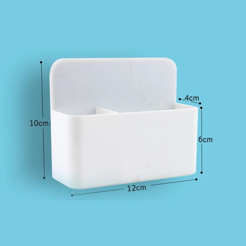 Magnētiskais ledusskapja uzglabāšanas kastes turētājs kannas marķieris magnēts zīmuļa pildspalva rakstāmgalds organizators uzglabāšanas piederums plastmasas biroja skolas piederumi