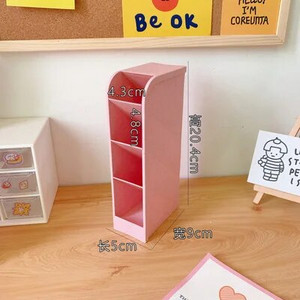 Novi stolni organizator Držač olovke Četka za šminku Kutija za pohranu 4 rešetke Kosi organizator za pohranjivanje Školski pribor