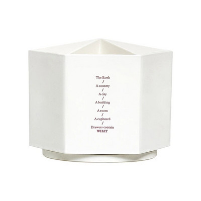 Vienkāršs sešstūra formas 6 režģu pildspalvu turētājs 360 pagriežams darbvirsmas organizators, liela ietilpība biroja kancelejas piederumu kosmētikas uzglabāšanas kaste