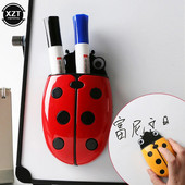 Cute Ladybug Fridge Magnetic Storage Box Γόμα Whiteboard Pen Organizer Save Space Magnet Θήκη δοχείων κουζίνας C26
