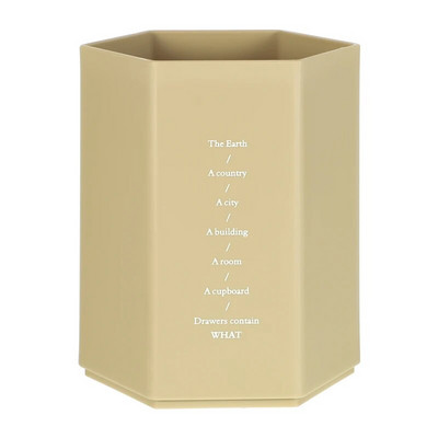 Απλή συμπαγής θήκη για στυλό σε σχήμα εξάγωνου Επιτραπέζια οργάνωση Σχολική βάση μολυβιών γραφείου Κουτί αποθήκευσης χαρτικών Δώρο Δώρο