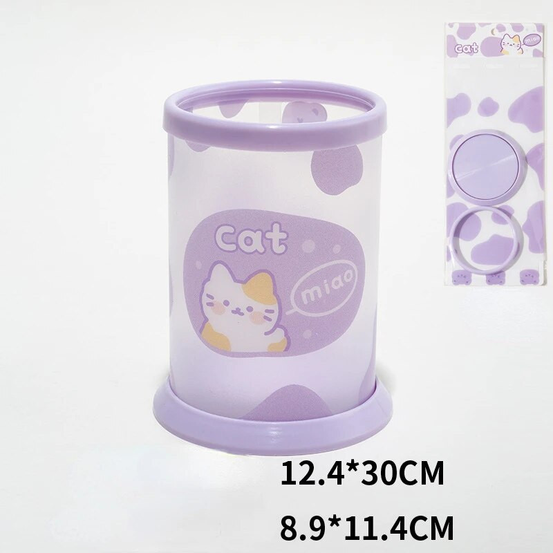 Kawaii pliiatsihoidja lauaarvuti korraldaja INS uus mood armas karujänku kontoritarvete karbi meigipliiatsihoidja pintsli alus