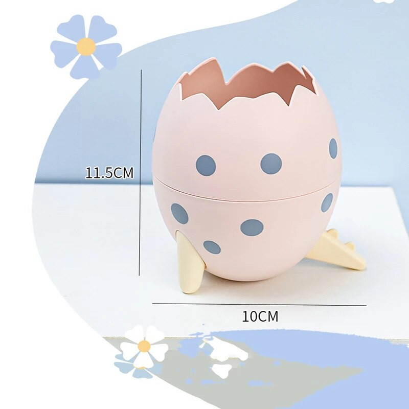 Armas dinosauruse muna eemaldatav pliiatsihoidja pliiatsipott, kirjatarbed kontoritarbed, lauaarvuti kaunistused, hoiukarp, lastele kingitus