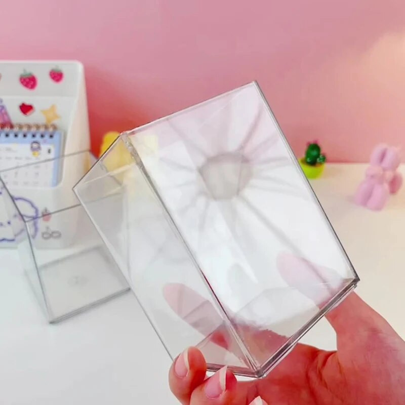 Pliiatsikonteiner Tahke akrüülist multifunktsionaalne lauaarvuti meigipintsel Pliiatsihoidik Kodutarbed Pliiatsi organiseerija pliiatsipott