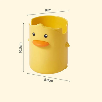 Νέα Creative Cartoon Μικρή κίτρινη πάπια Θήκη για στυλό Φοιτητική γραφική ύλη Κουτί αποθήκευσης παιδικού μπάνιου Αδιάβροχη θήκη οδοντόβουρτσας