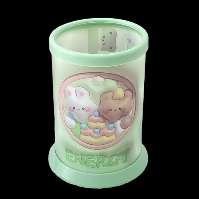 Uus loominguline multikas väike kollane pardipliiatsihoidja õpilaste kirjatarvete hoiukast laste vannitoa veekindel hambaharjahoidja