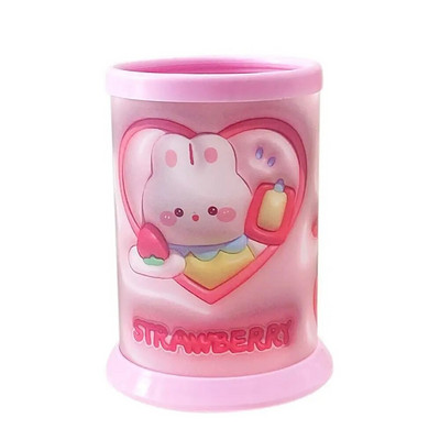 Uus loominguline multikas väike kollane pardipliiatsihoidja õpilaste kirjatarvete hoiukast laste vannitoa veekindel hambaharjahoidja