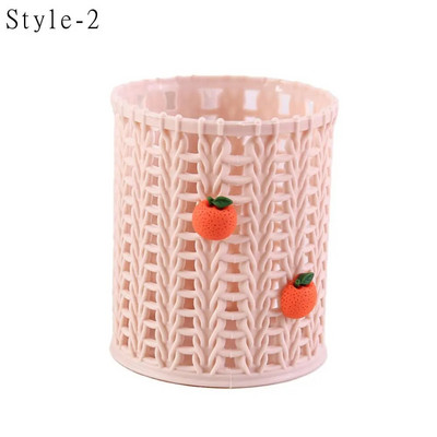 1PC Creative imitējoši vīnogulāju pildspalvu turētāji galddatora organizators grima otu uzglabāšanas zīmuļu krūzes turētājs Skolas biroja galda piederumi