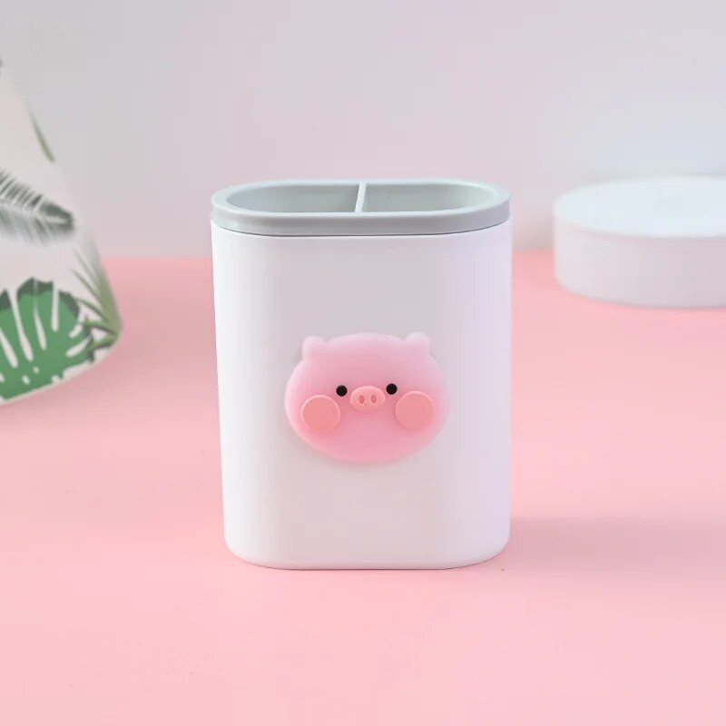 Mini pildspalvu turētājs korejiešu radošs jauks multfilmu zīmuļu organizators jauks rakstāmpiederumu uzglabāšanas kaste studentu/biroja darbvirsmas organizators