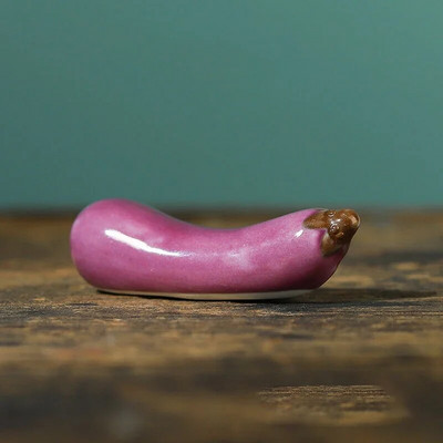 Mini cute dzīvnieku krāsas otu pildspalvas paliktnis keramikas rotājumi ķīniešu kaligrāfija rakstīšanas pildspalvas turētājs Amatniecības pildspalvas spilvens