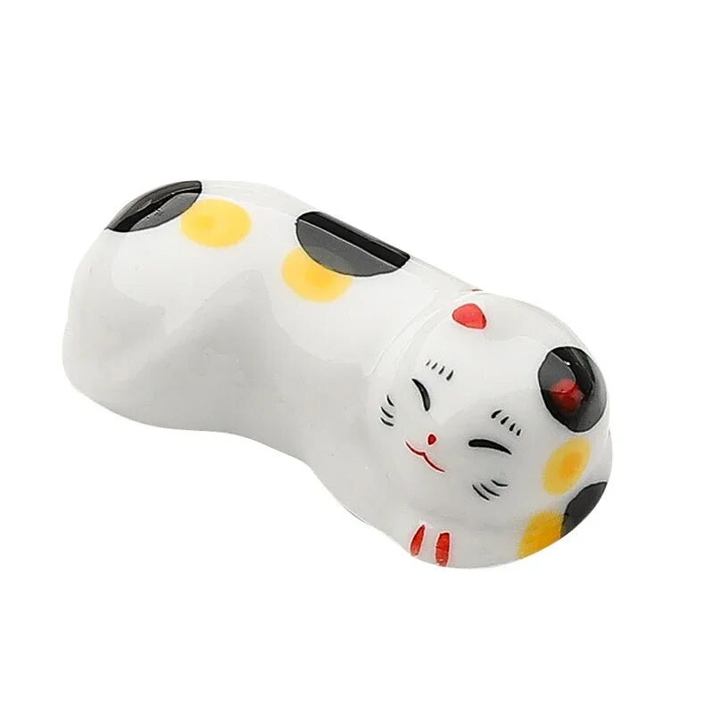 Mini cute dzīvnieku krāsas otu pildspalvas paliktnis keramikas rotājumi ķīniešu kaligrāfija rakstīšanas pildspalvas turētājs Amatniecības pildspalvas spilvens