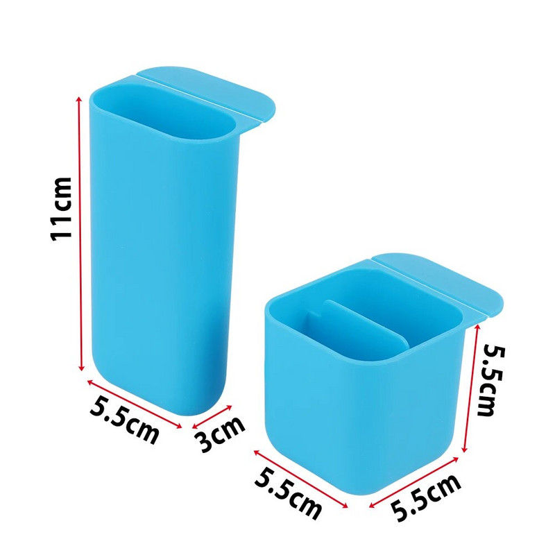 1 τμχ PP Creative μολυβοθήκη Θήκη για στυλό Αυτοκόλλητη οργάνωση επιφάνειας εργασίας Διακόσμηση γραφείου Δοχείο αποθήκευσης χαρτικών Αξεσουάρ γραφείου