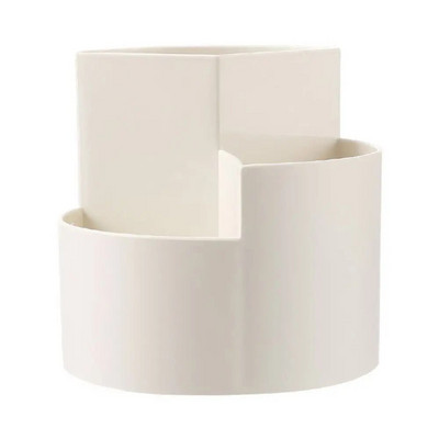 Pöörake multifunktsionaalne deformatsioonivastane ümmargune kontoritarvete karp, pliiatsihoidik, 3 võrehoidja, pliiatsihoidja