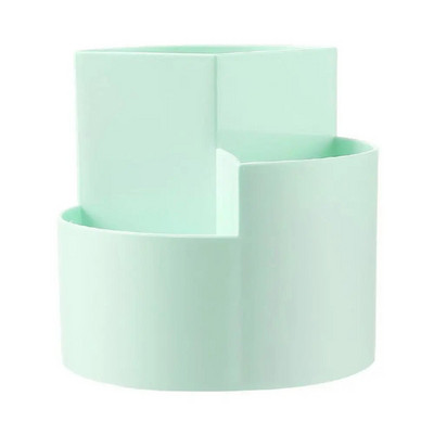 Pöörake multifunktsionaalne deformatsioonivastane ümmargune kontoritarvete karp, pliiatsihoidik, 3 võrehoidja, pliiatsihoidja