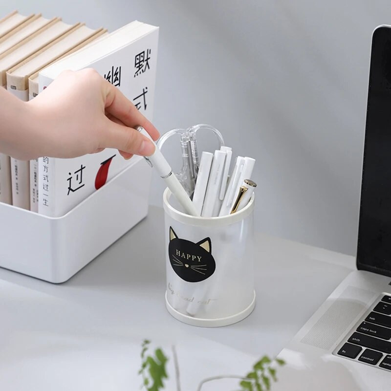 Κυλινδρική αποσπώμενη θήκη για στυλό γραφείου Αξεσουάρ γραφείου Βάση μολυβιού Θήκη αποθήκευσης Χαρτικά Δώρα δασκάλου