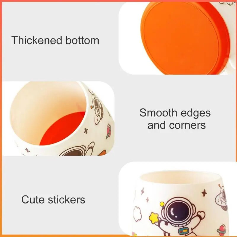 Jauks pildspalvu turētājs Rocket Ship zīmuļa kauss ar astronautu uzlīmju zīmuļu turētāju, liela ietilpība grima otiņai rakstīšanas otiņa