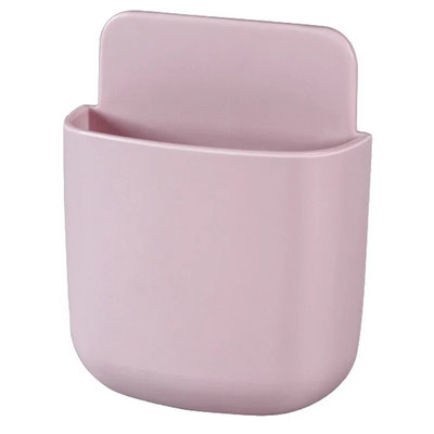 Mājas biroja sienas pašlīmējoša uzglabāšanas kaste gaisa kondicionētājam TV tālvadības pults mobilā tālruņa turētāja pildspalvu organizators