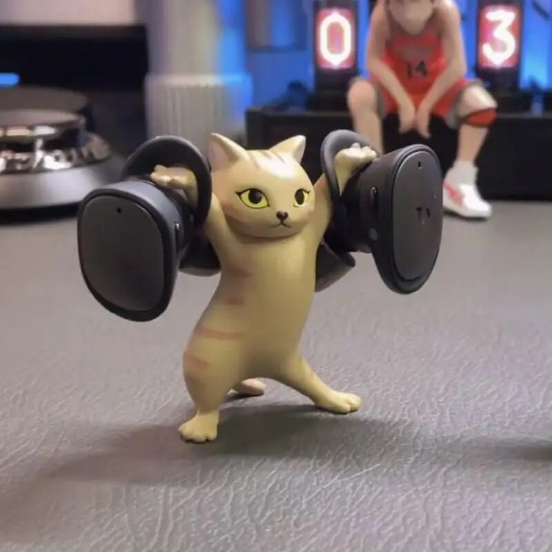 1 tk tantsiva kassi pliiatsihoidja Kawaii lauaarvuti hoiurest, mis mahutab kõike Kodusisustus DIY mänguasjad Figuurimudel Kirjatarvete hoidik