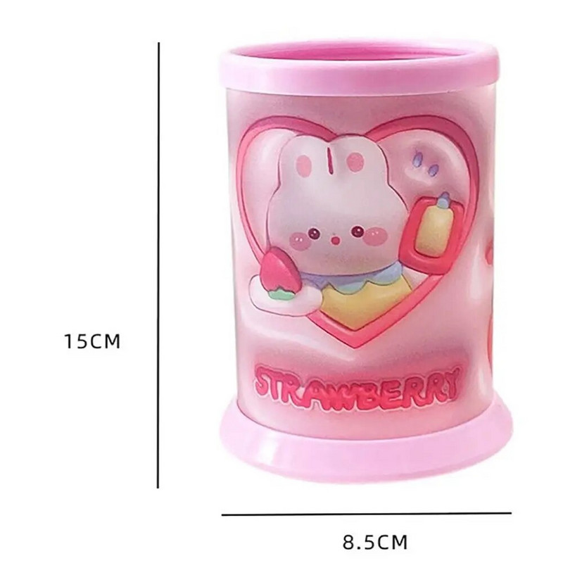 Uus multikas armas pliiatsihoidja ümmargune pliiatsikonteiner, suure mahutavusega pliiatsihoidik õpilastele kirjatarbed kodukontoritarbed