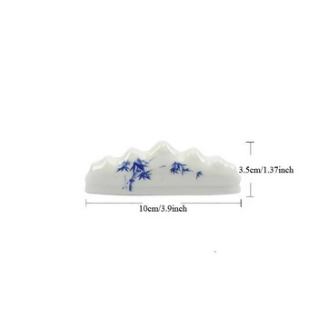 EZONE 1τμχ Κεραμική θήκη για στυλό Βάση πινέλου τέχνης Βάση για πινέλο ζωγραφικής Ακουαρέλα μελάνι Ζωγραφική Σχολικά είδη γραφείου